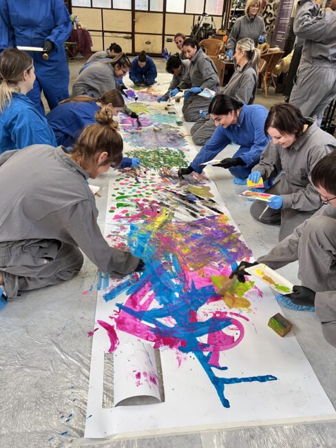 Farbenrausch als Team